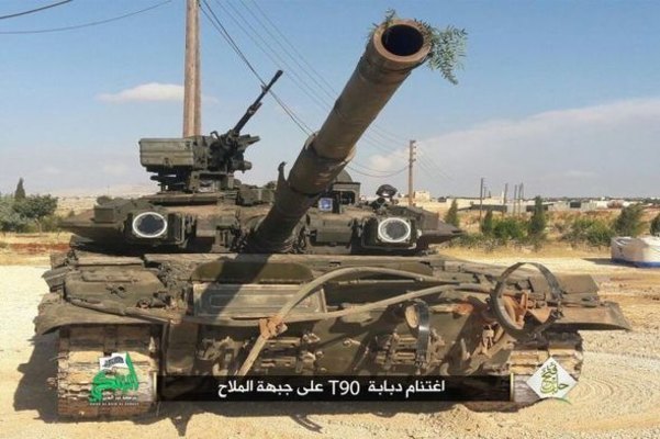 Suriya yaraqlıları Rusiyanın T-90 tankını ələ keçirdilər