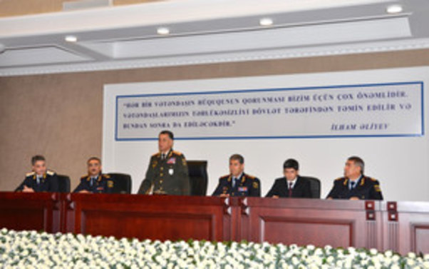 DİN-də istintaq və təhqiqat qurumları əməkdaşlarının respublika toplantısı keçirilib