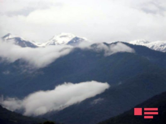 Zaqatalaya qar yağıb