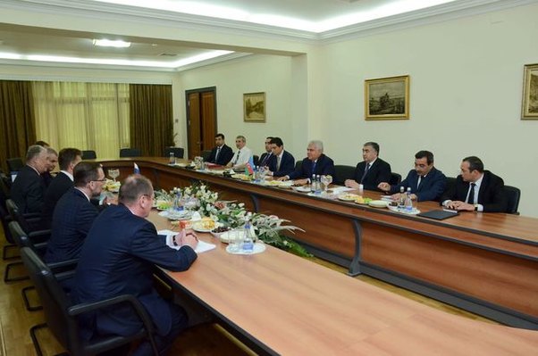 Ziya Məmmədov rusiyalı həmkarı ilə görüşdü