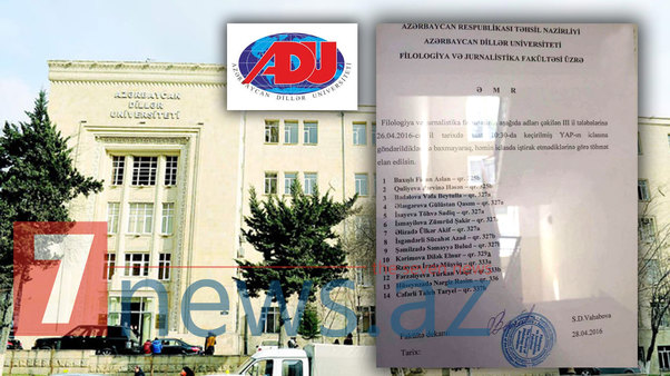 Azərbaycan Dillər Universitetində biabırçılıq
