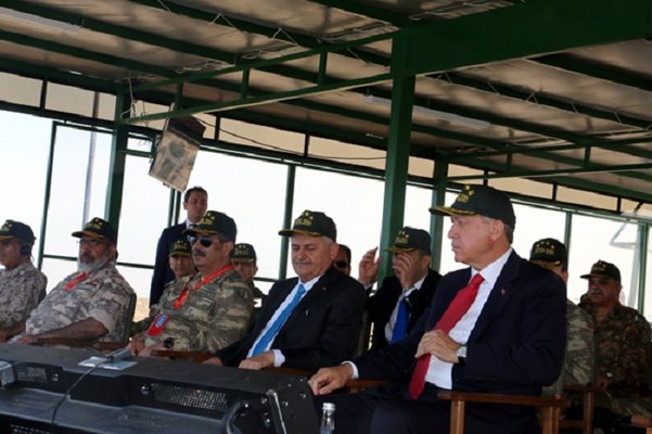 Zakir Həsənov Ərdoğanla birgə hərbi təlimdə