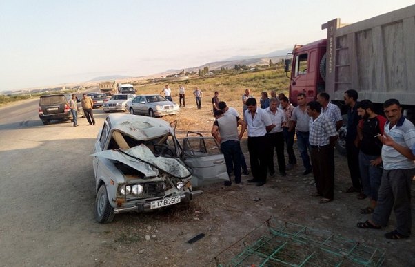 Şabranda dəhşətli qəza: