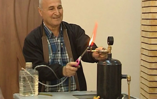 Azərbaycanda sudan qaz aldılar