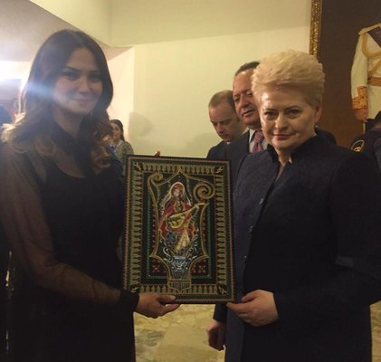 Millət vəkili Litva prezidenti ilə