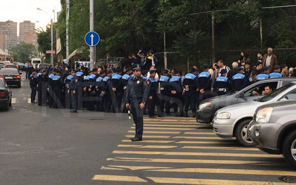 Ermənistanda aksiya