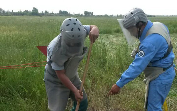 Tərtərdə top mərmisi tapıldı