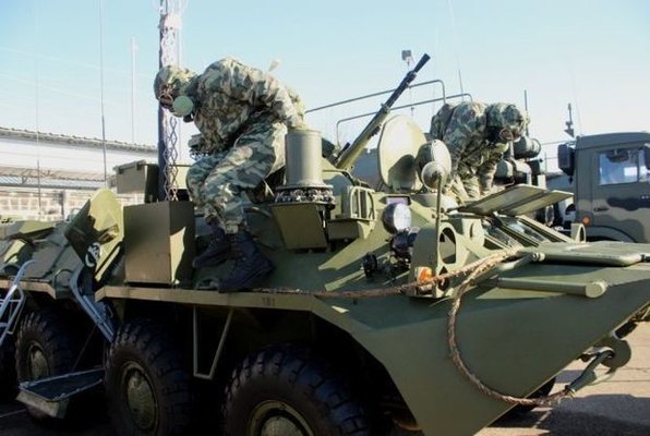 Rusiyanın Ermənistandakı bazasında kimyəvi kəşfiyyat maşınları sınaqdan keçirilir