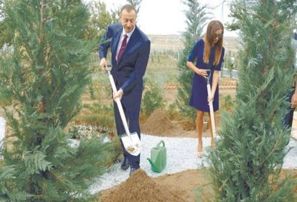 Prezident İlham Əliyev və xanımı