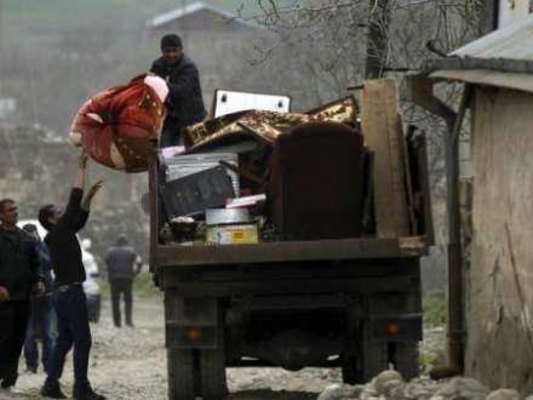 Qarabağda son vəziyyət - Ermənilər kəndləri boşaldır