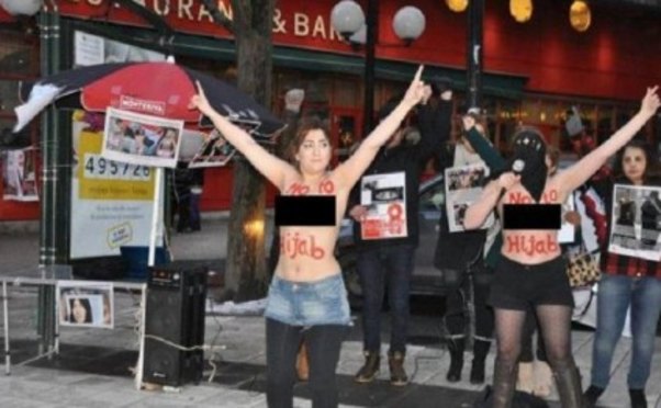 İranlı qadınlar lüt aksiya keçirdilər