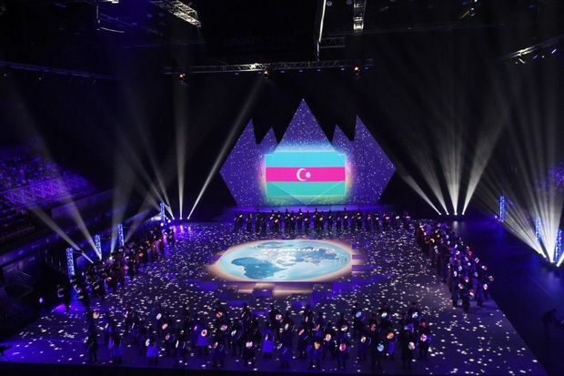 İlham Əliyev Şahmat Olimpiadasının açılışında – YENİLƏNİB + FOTO