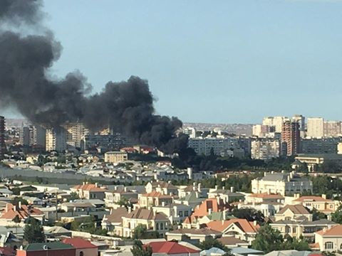 Bakıda güclü yanğın – VİDEO-FOTO