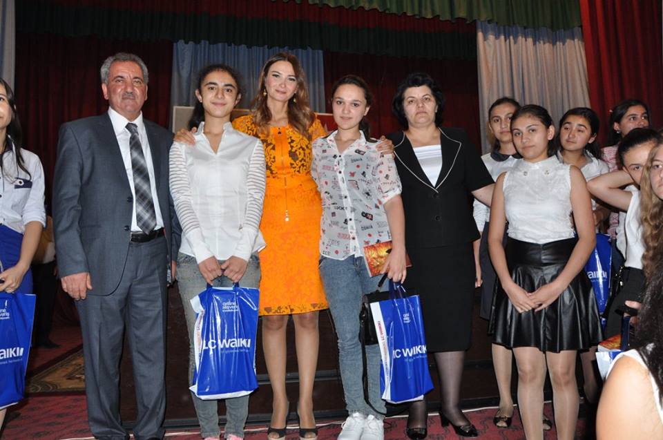 Qənirə Paşayeva Tovuzda yüksək balla ali məktəbə daxil olmuş tələbələrlə görüşüb