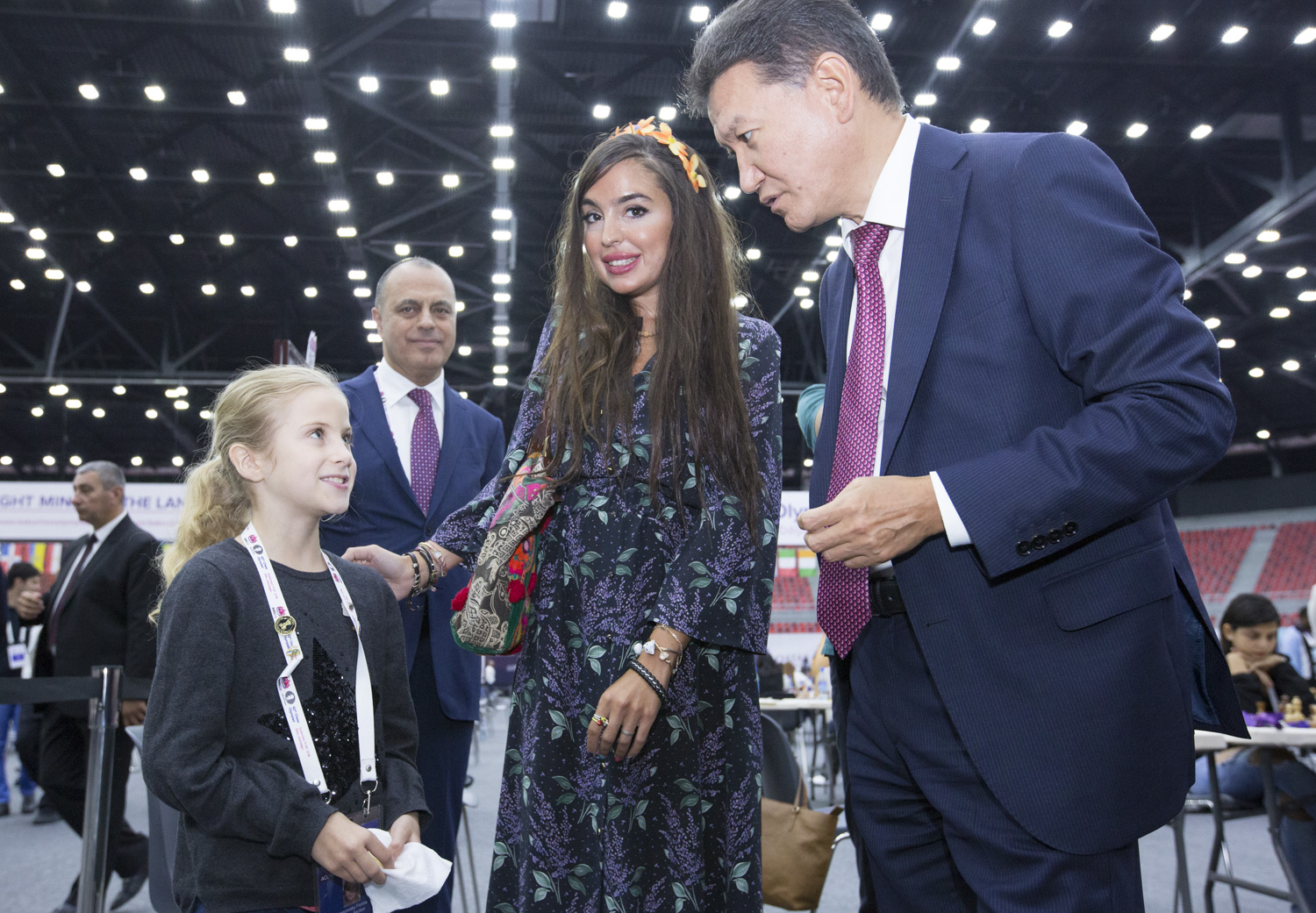 Leyla Əliyeva oyunları izlədi - Fotolar