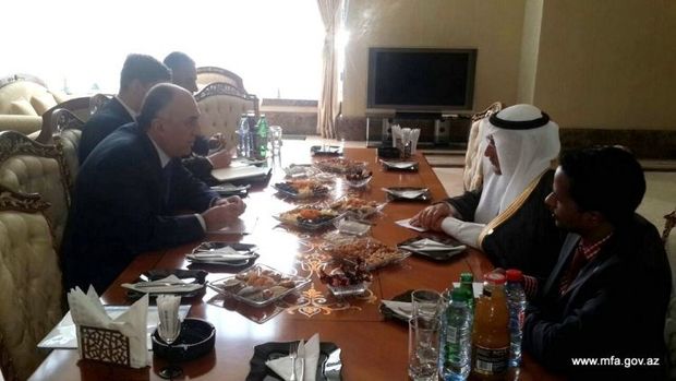 Elmar Məmmədyarov İƏT-in baş katibi ilə görüşüb