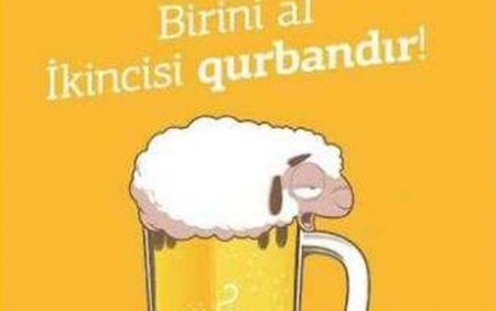 Qurban bayramında rəzalət - “Bir pivə al, ikincisi qurbandır” Foto