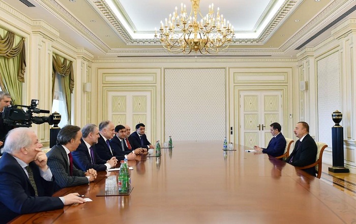 Prezident Yәhudi Konqresinin nümayəndələri ilə görüşdü