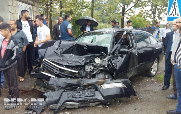 Lənkəranda ağır qəza - 7 nəfər yaralandı+Fotolar