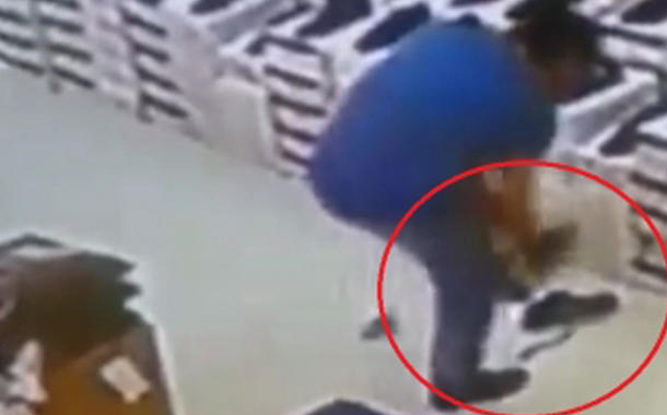 Bakıda oğru həyasızlığı ilə mat qoydu! — VİDEO