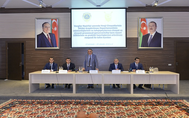 Vergilər Nazirliyi və Baş Prokurorluq birgə təlimlərə başladı