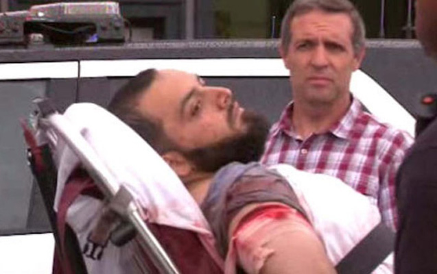 ABŞ-ı ayağa qaldıran kişi yaralı tutuldu - Foto