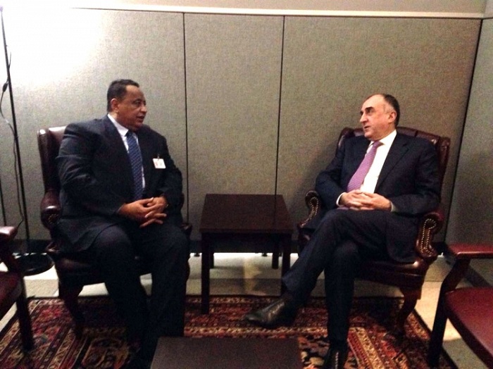 Məmmədyarov sudanlı həmkarı ilə görüşüb