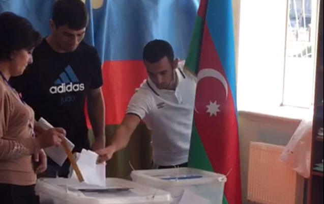 Olimpiya mükafatçılarımız səs verdi - FOTOLAR