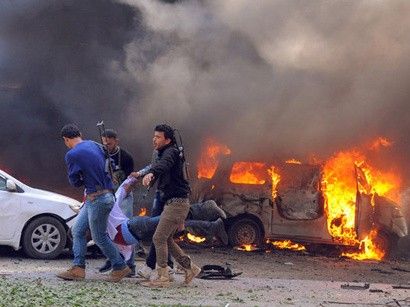 Suriyada çörək zavoduna raket düşdü - 84 nəfər öldü, yaralılar var