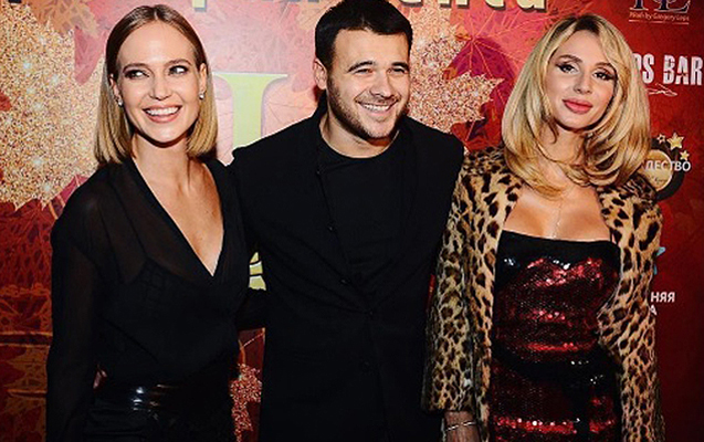 Emin Ağalarov rus dostları ilə - Fotolar