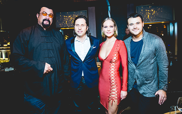 Emin Ağalarov atası ilə Siqalın tədbirində - Fotolar