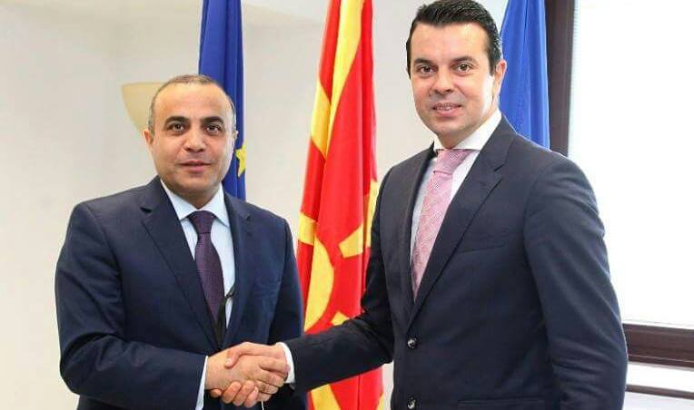 Azay Quliyev Makedoniyanın Xarici İşlər Naziri ilə görüşüb
