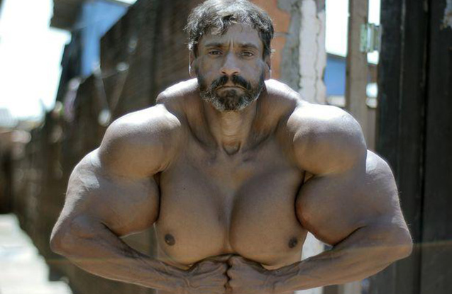 “Hulk”a bənzəmək üçün özünü bu hala saldı - Fotolar