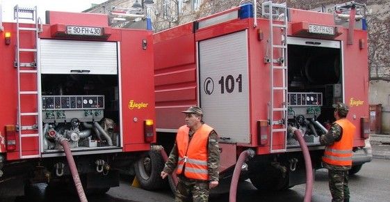 Paytaxtda yanğın baş verib