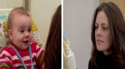 Körpədən onu əzizləməyən anasına qeyri-adi reaksiya - VİDEO
