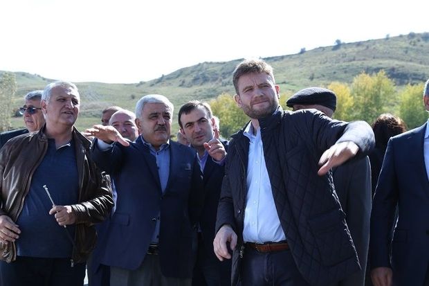 Dəmirçiçay üzərində tikilən yeni körpünün açılışı olub – FOTO