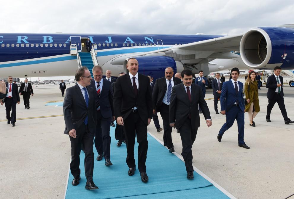 Prezident İlham Əliyev Türkiyədə işgüzar səfərdədir - FOTO
