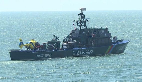 DSX Xəzər dənizində taktiki təlimlər keçirdi - FOTOLAR