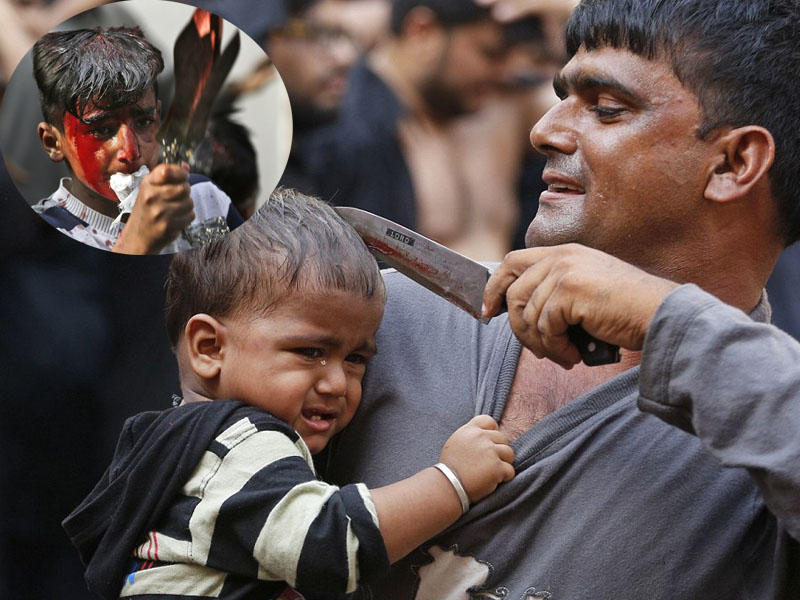 Aşurada əzadarlıq FOTOLARI