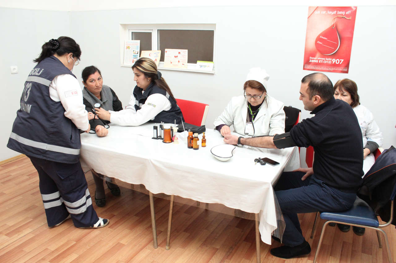 Aşura günü ilə bağlı keçirilən qanvermə aksiyası başa çatıb