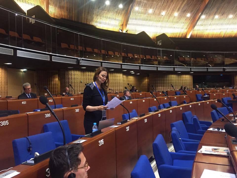 Millət vəkili AŞPA-da Xocalıdan danışıb