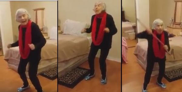Qoca nənənin bu rəqsi - izlənmə rekordu qırır - VİDEO