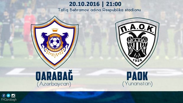 “Qarabağ” – PAOK oyununa biletlərin qiymətləri açıqlanıb