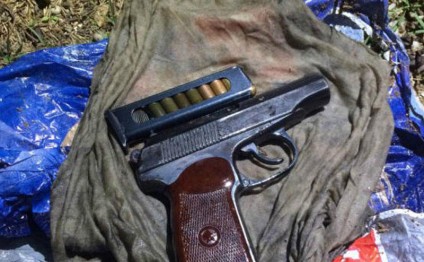 Sumqayıt qəbiristanlığında basdırılmış silah tapıldı - FOTOLAR