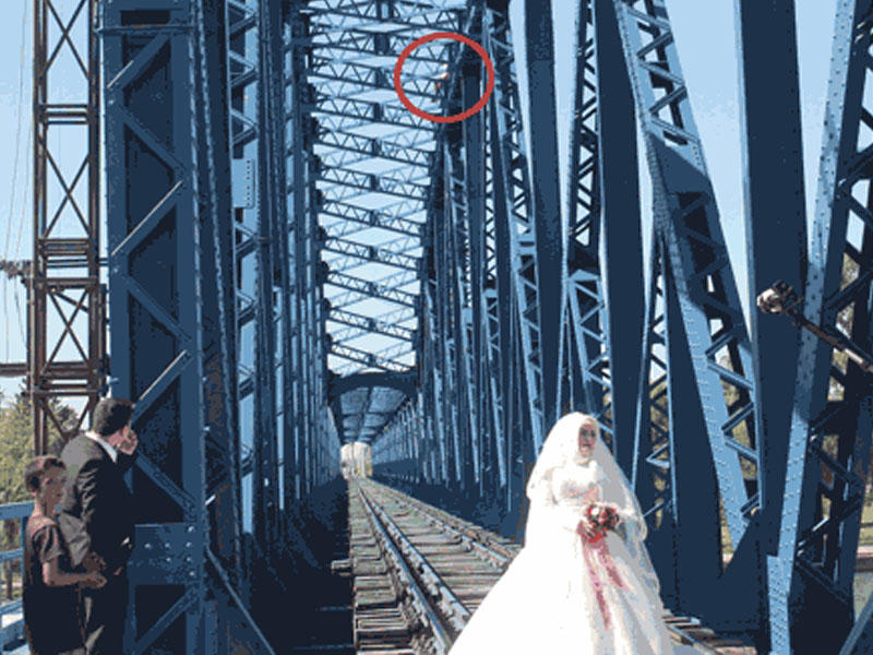 Toy çəkilişi zamanı QORXULU anlar - FOTO