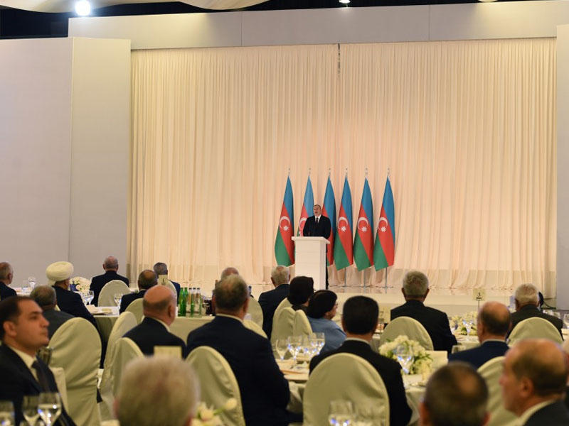 Prezident İlham Əliyev rəsmi qəbulda iştirak edib - FOTO