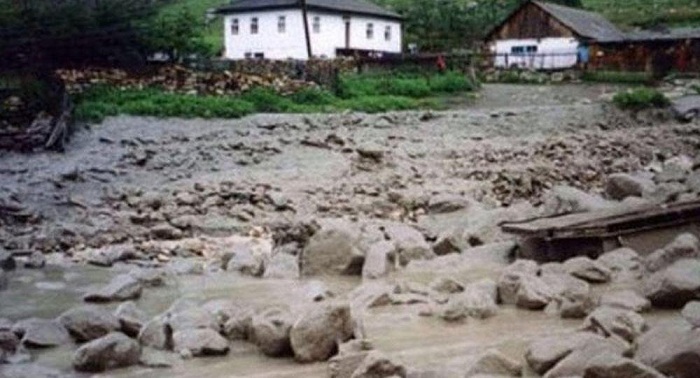 İsmayıllıda güclü leysan: 8 kəndlə əlaqə kəsildi