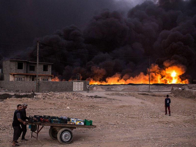 Mosulda 550 ailə girov götürülüb