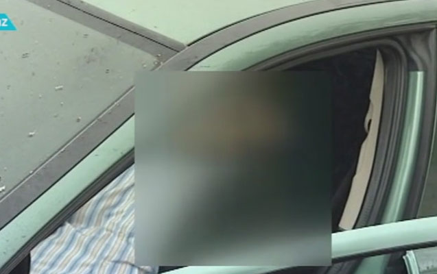 Sürücünün ürəyi tutdu, sükan arxasında öldü - Video