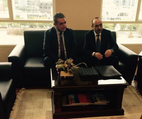 Əli Həsənov Türkiyədə danışıqlarda – FOTO